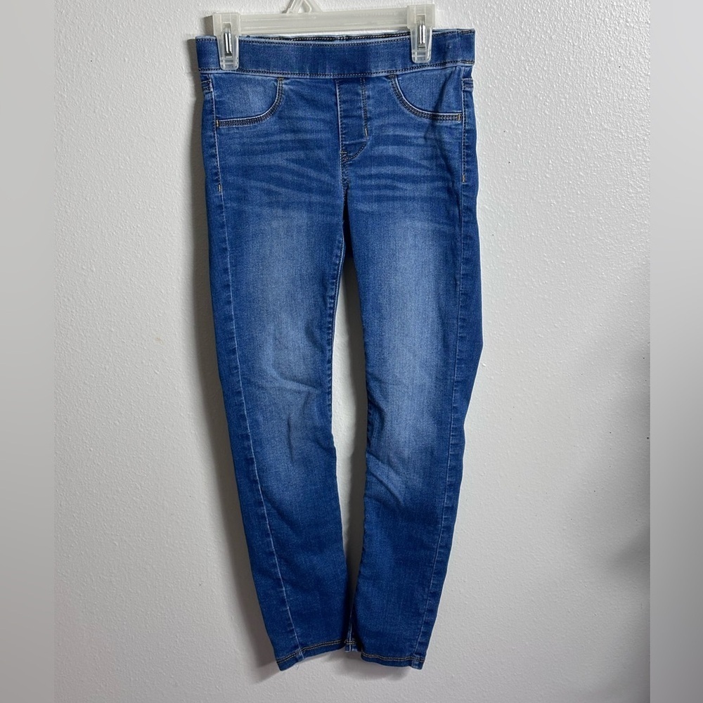 SO Girls Kids Denim Medium Wash Pull on Blue Jegging Jeans size 10